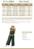 Evergreen Women's Vintage Summer Outfits Loose Wide Leg Overalls