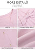 Candy Pink Women's Short Sleeve Office Blouse Button-Down Shirts