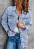Roadnight Blue Button Down Tunic Denim Shirt Jacket
